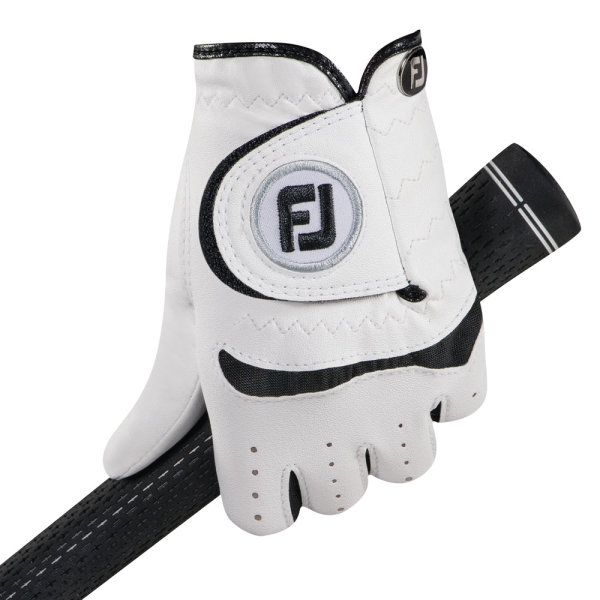 FootJoy Junior Golfhandschuh RH (für Linkshänder) (weiß/schwarz) M