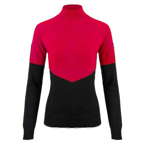 Kjus Peak Sweater (cranberry/black)