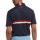 FootJoy Double Chest Band Pique (navy/red/white)