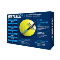 TaylorMade Distance+ (yellow) 12 Stk.