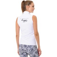 MDC Jersey Polo sleeveless &quot;choose happy&quot; (white)