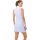 MDC Floral Print Dress (white/baby blue)