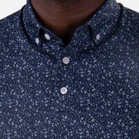 Kjus Lance printed Polo (atlanta blue/steel blue)