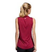 adidas Gradient sleeveless Polo (burgundy)