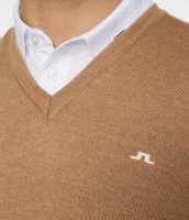 J.Lindeberg Liam Knittes Vest (tiger eye)