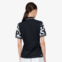 Sportalm Poloshirt mit Hemdkragen (black/white)