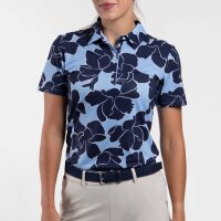 Kjus Eve Floral Print Polo (blue opal/atlanta blue)