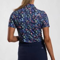Kjus Enya Printed Polo (atlanta blue/limoncello)