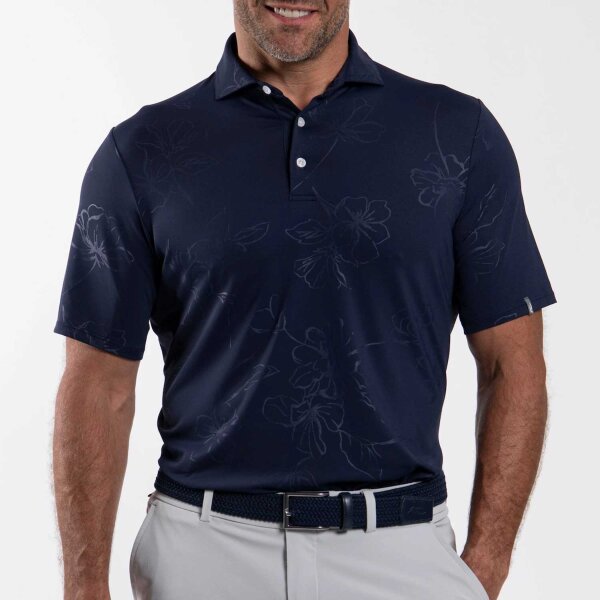 KJUS Motion Embossed Polo (atlanta blue)