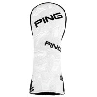 PING Icon Headcover Fairway (white/black)