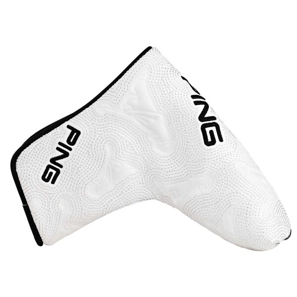 PING Icon Headcover Blade Putter (white/black)