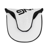 PING Icon Headcover Mallet Putter (white/black)