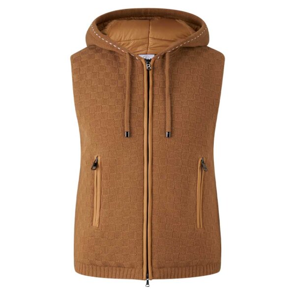Bogner Strick-Steppweste Lissity (camel)
