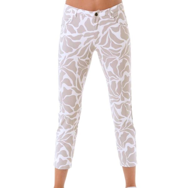 MDC Matisse Print 5 Pocket Cropped (light taupe)