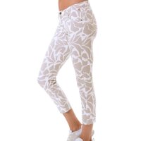MDC Matisse Print 5 Pocket Cropped (light taupe)