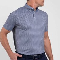 KJUS Lance Printed Polo (white/atlanta blue)