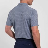 KJUS Lance Printed Polo (white/atlanta blue)