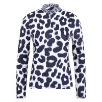 Sportalm Stehkragen-Shirt mit Leo-Print