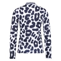 Sportalm Stehkragen-Shirt mit Leo-Print