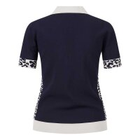 Sportalm Polo-Shirt mit Leo-Einsätzen