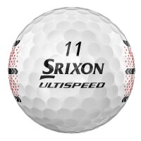 Srixon Q-Star Ultispeed Trackline (white) 12 Stk.