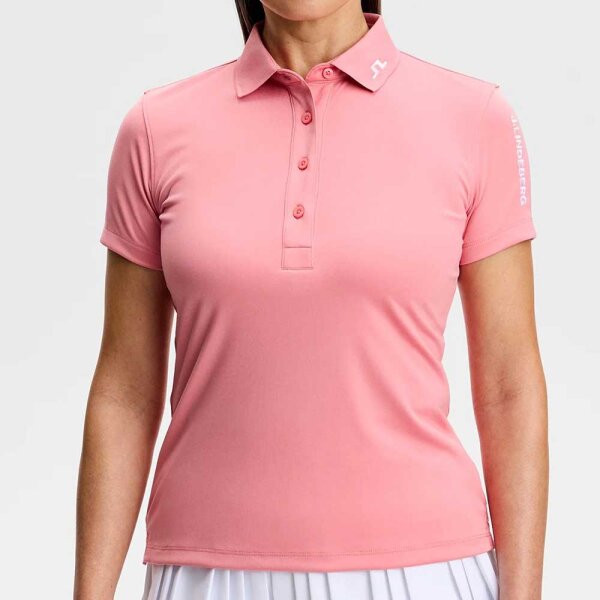 J.Lindeberg Tour Tech Polo (flamingo plume)