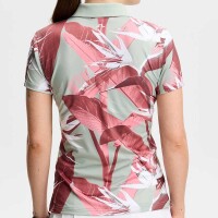 J.Lindeberg Tour Tech Print Polo (paradise jadeite)