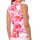 MDC sleeveless Print Zip Polo (hibiskus)