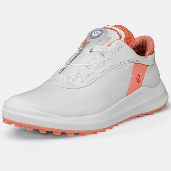 Ecco Golf Core Boa (white/burnt coral)