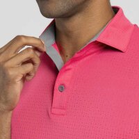 Kjus Savin Structure Polo (rhubarb)