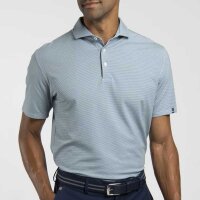 Kjus Hollow Pima Print Polo (riverbank/white)