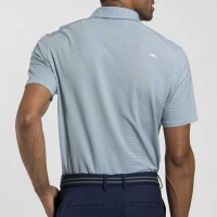 Kjus Hollow Pima Print Polo (riverbank/white)