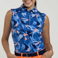 Kjus Eve Sleeveless Polo (yonder/atlanta blue)