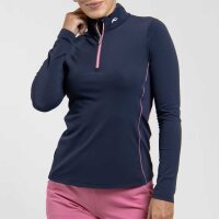Kjus Shift Half-Zip Midlayer (atlanta blue/peony)