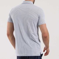 Chervo Agree Polo (white/navy weave)