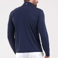 Chervo Terry 1/2-Zip longsleeve Polo (navy)