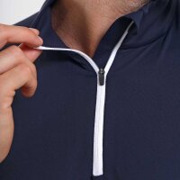 Chervo Terry 1/2-Zip longsleeve Polo (navy)
