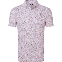 FootJoy Floral Print Piqué (white/pink)