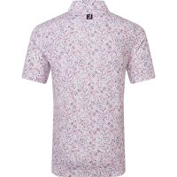 FootJoy Floral Print Piqué (white/pink)
