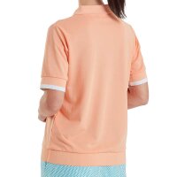 FootJoy Texture Knit Polo (desert peach/white)