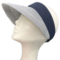 Visor mit Kleitt und extro großem Schild (navy)