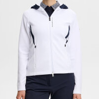 J.Lindeberg Selena Full Zip Hood (white/navy)