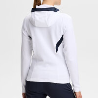 J.Lindeberg Selena Full Zip Hood (white/navy)