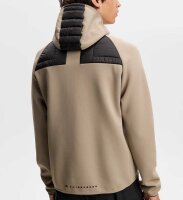 J.Lindeberg Heyden Quilt Hybrid Hood Jacket (brindle/black)