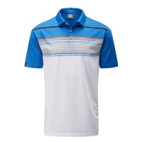 Ping Harper Mens Golf Polo (white blue)