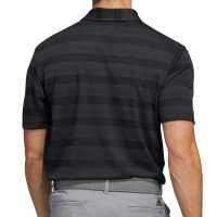adidas Two-Color Stripe Polo (black/grey)
